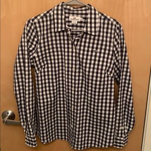 VV Navy Gingham Button Down